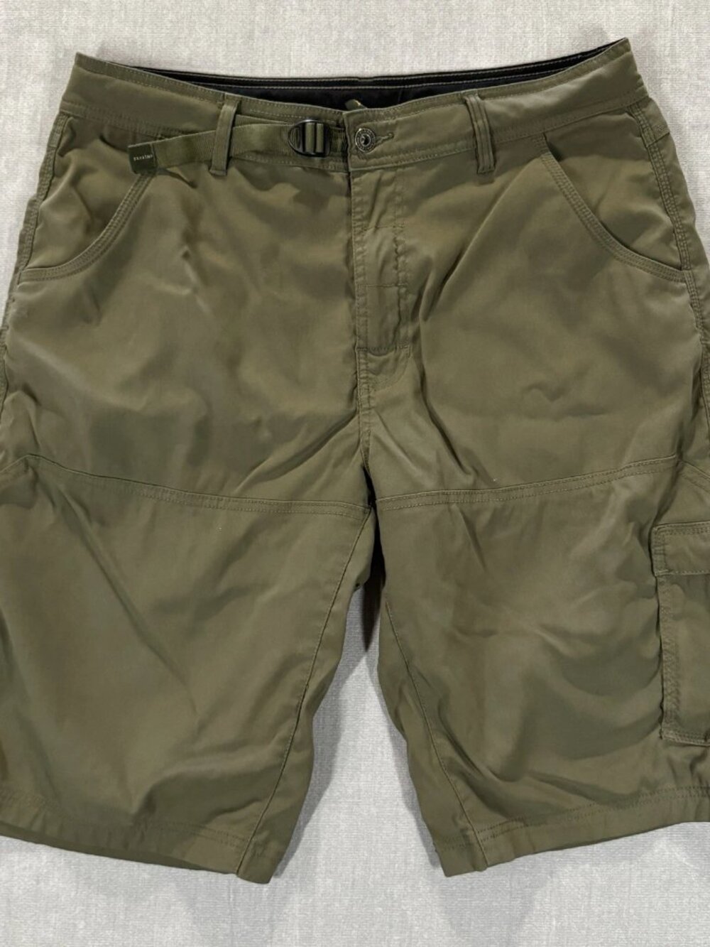 Prana Zion Shorts Mens Large 12” Inseam Stretch Nylon Pockets Hiking Outdoor